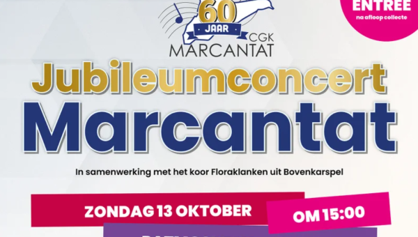 Christelijk Gemengd Koor 'Marcantat' bestaat 60 jaar